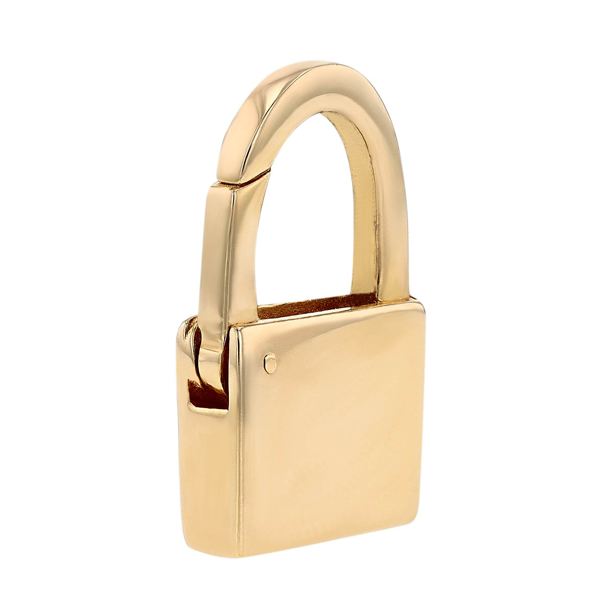 Yellow Gold Lock Shaped Clasp