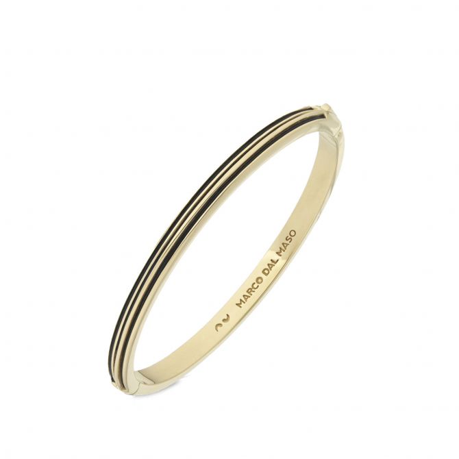 Marco Dal Maso Acies Single 18k Yellow Gold Polished Plated Cuff
