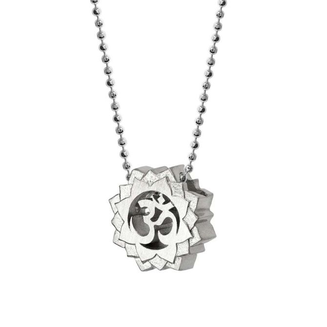 Alex Woo Sterling Silver Crown Chakra Pendant, 16"