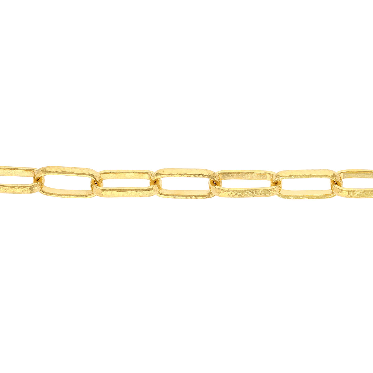 Gurhan Hoopla 24K Yellow Gold Rectangle Link Bracelet, 8