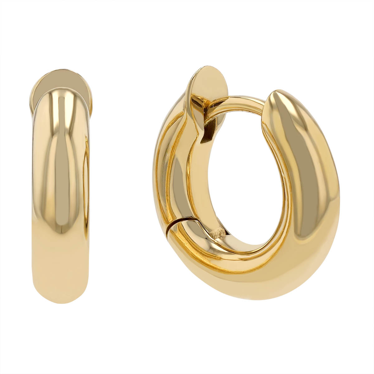 Spinelli Kilcollin Macro Hoop Yellow Gold Earrings