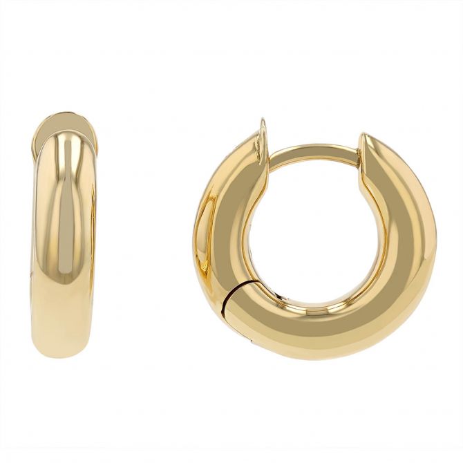 Spinelli Kilcollin Macro Hoop Yellow Gold Earrings | E-MACG