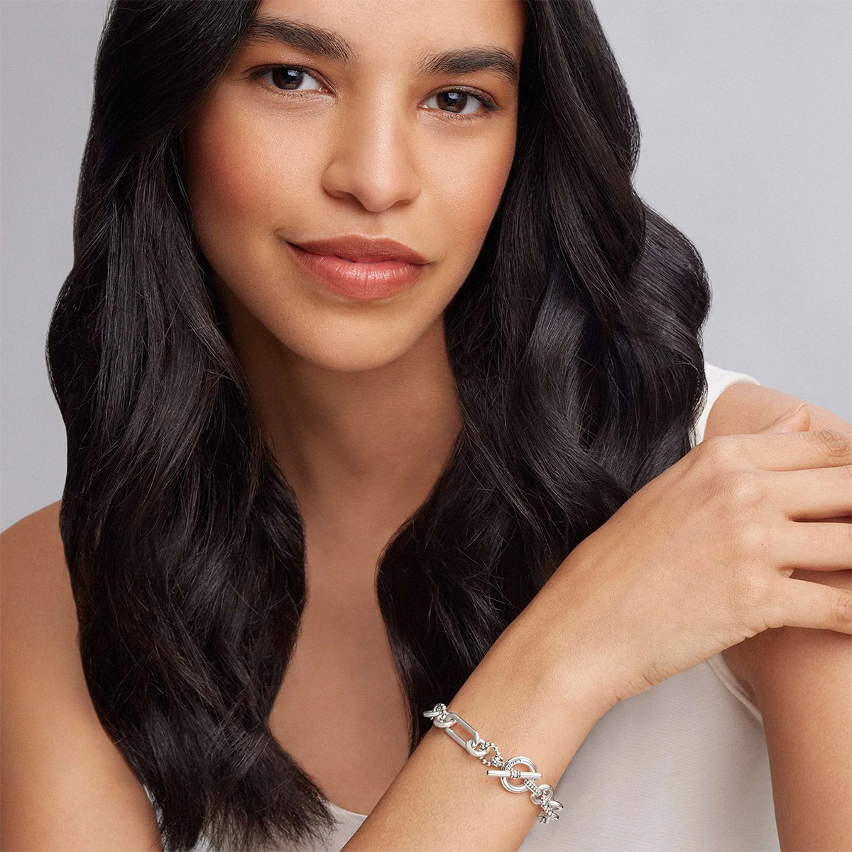 LAGOS Signature Caviar Sterling Silver Link Bracelet