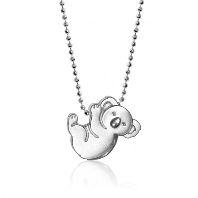 Alex Woo Little Icons Koala Charm Pendant in Sterling Silver, 16"