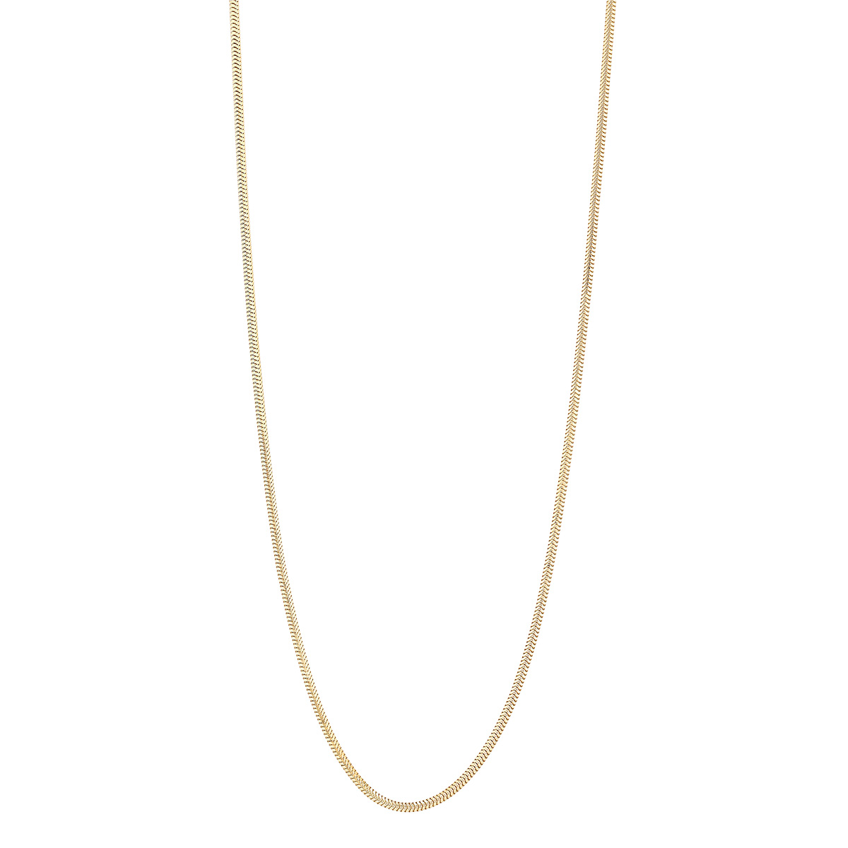 Yellow Gold 1.6 mm Snake Chain, 18