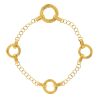 Marco Bicego Jaipur Yellow Gold 4 Circle Link Chain Bracelet, 7"