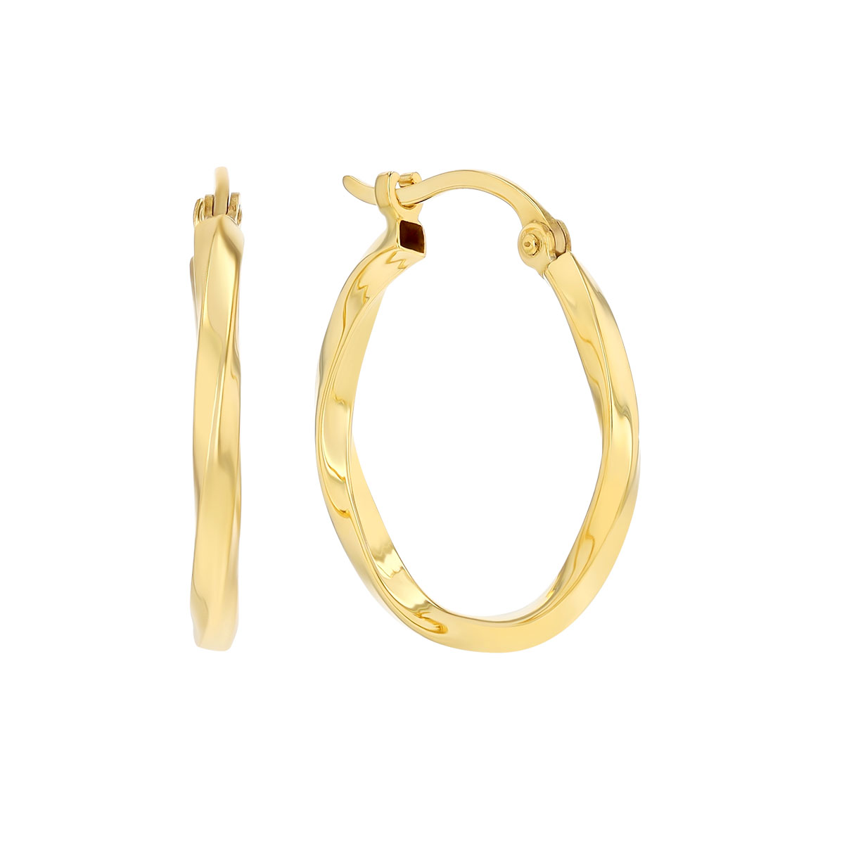 Quinn Twisted Hoops