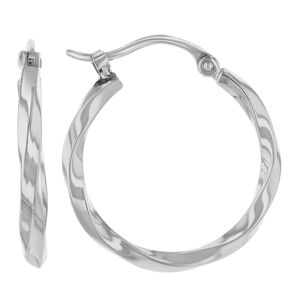 Quinn Twisted Hoops