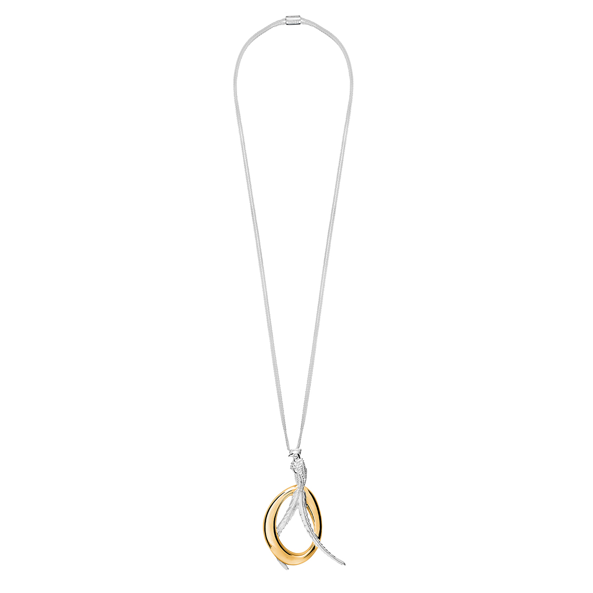 Tane Quetzal Sterling Silver & Yellow Gold Vermeil Pendant, 23.6