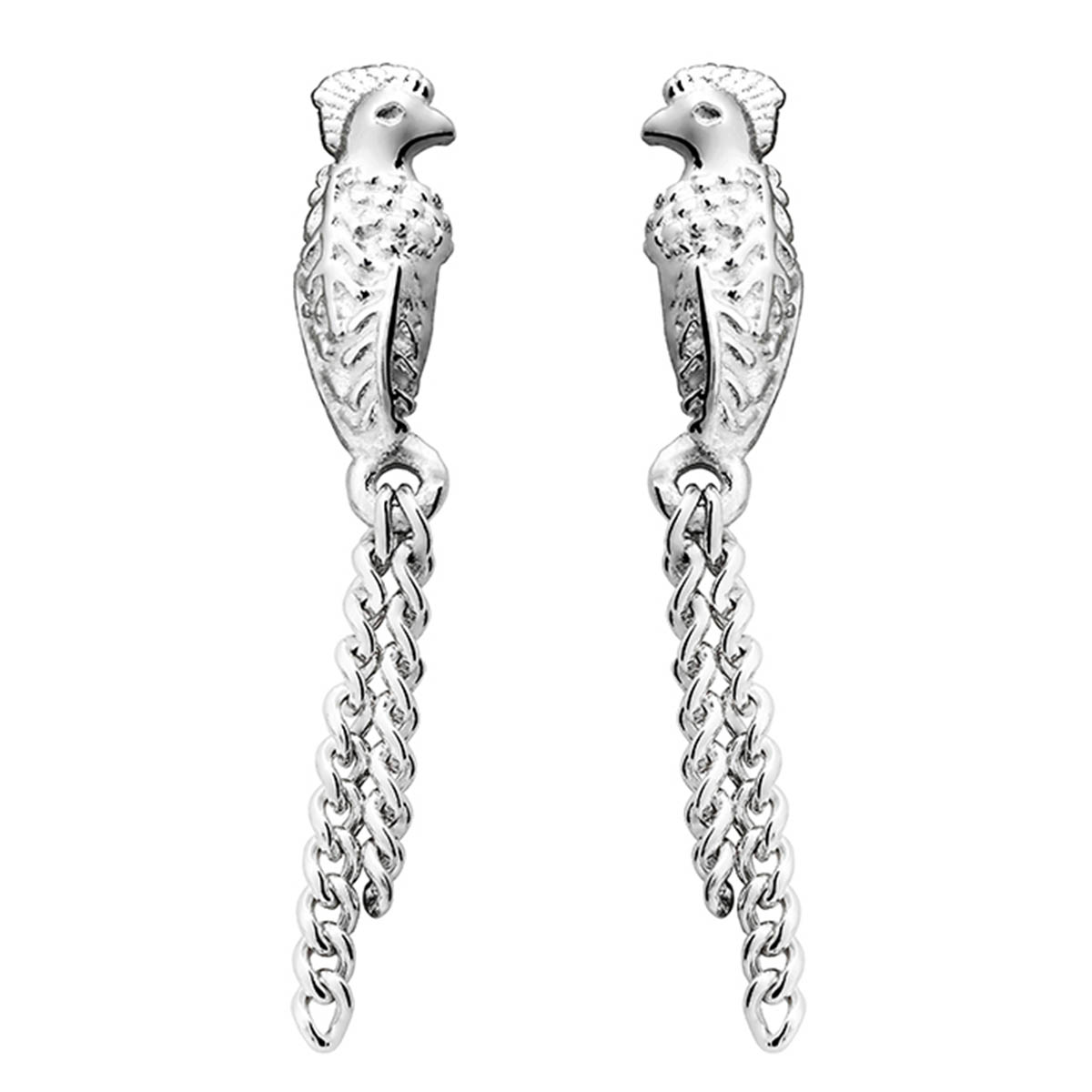 Tane Quetzal Sterling Silver Earrings
