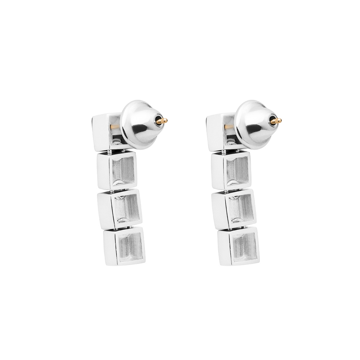 Tane Legado Sterling Silver Square Block Earrings