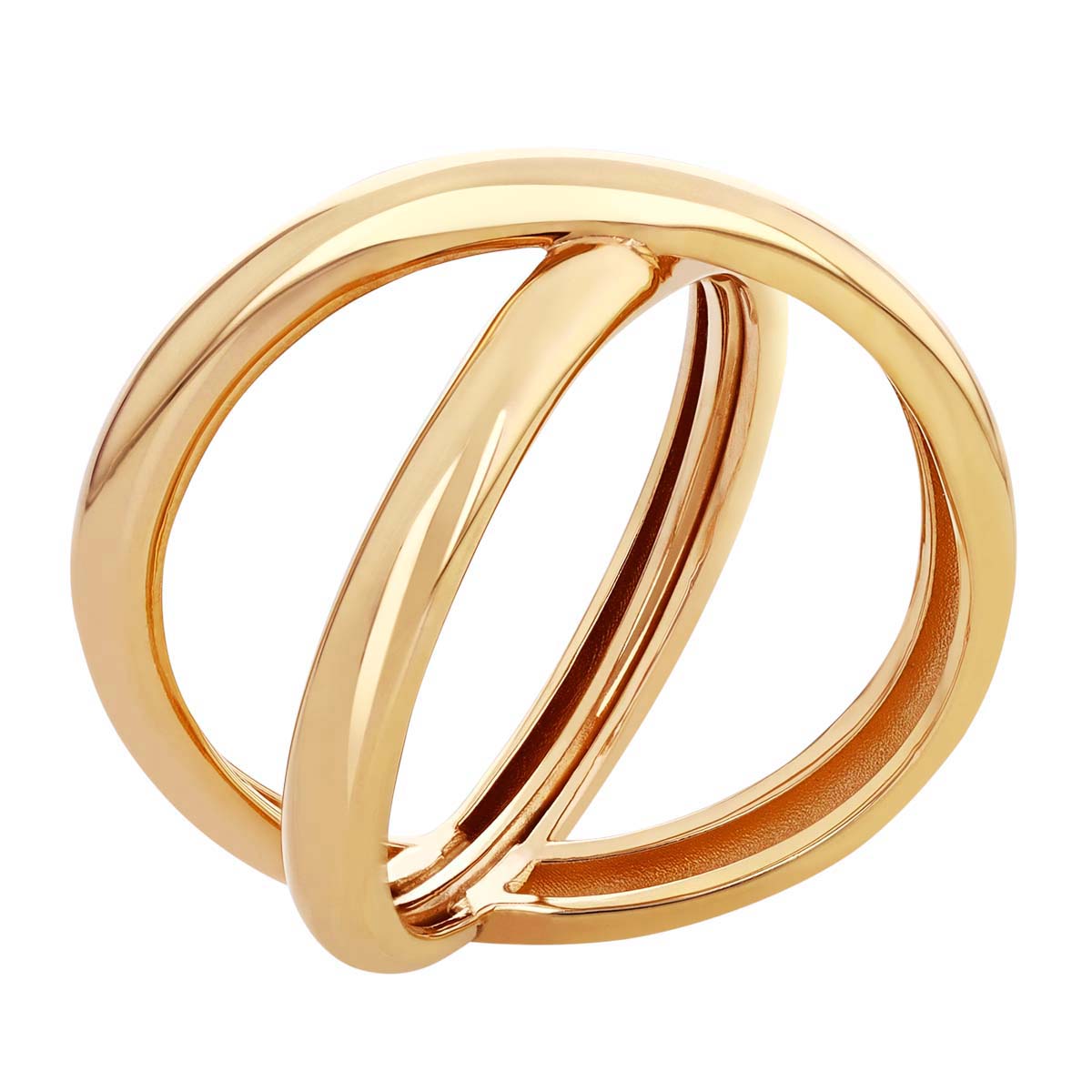 Pesavento Yellow Gold Vermeil X Crossover Ring