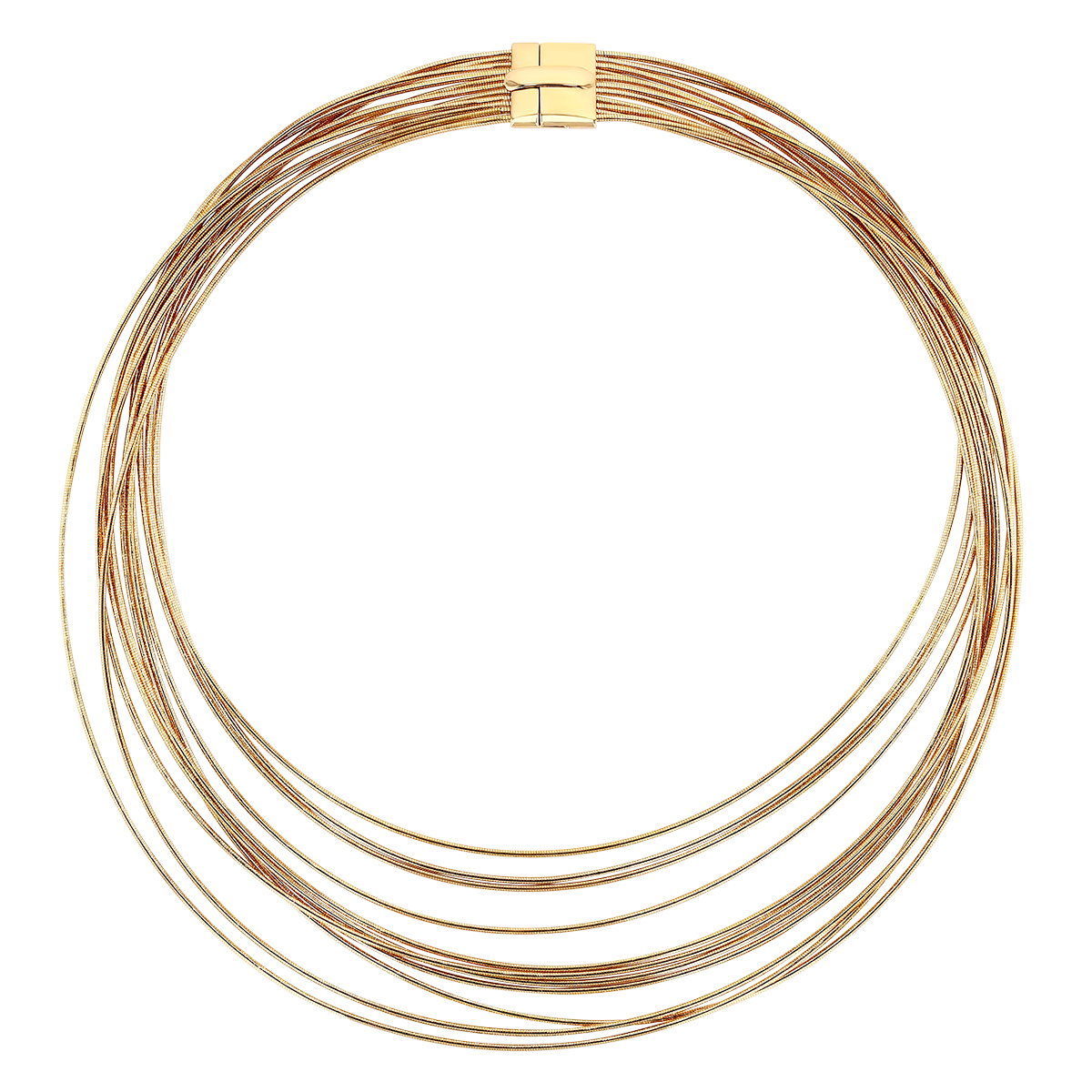 Pesavento DNA Spring Yellow Gold Vermeil Multi Strand Necklace