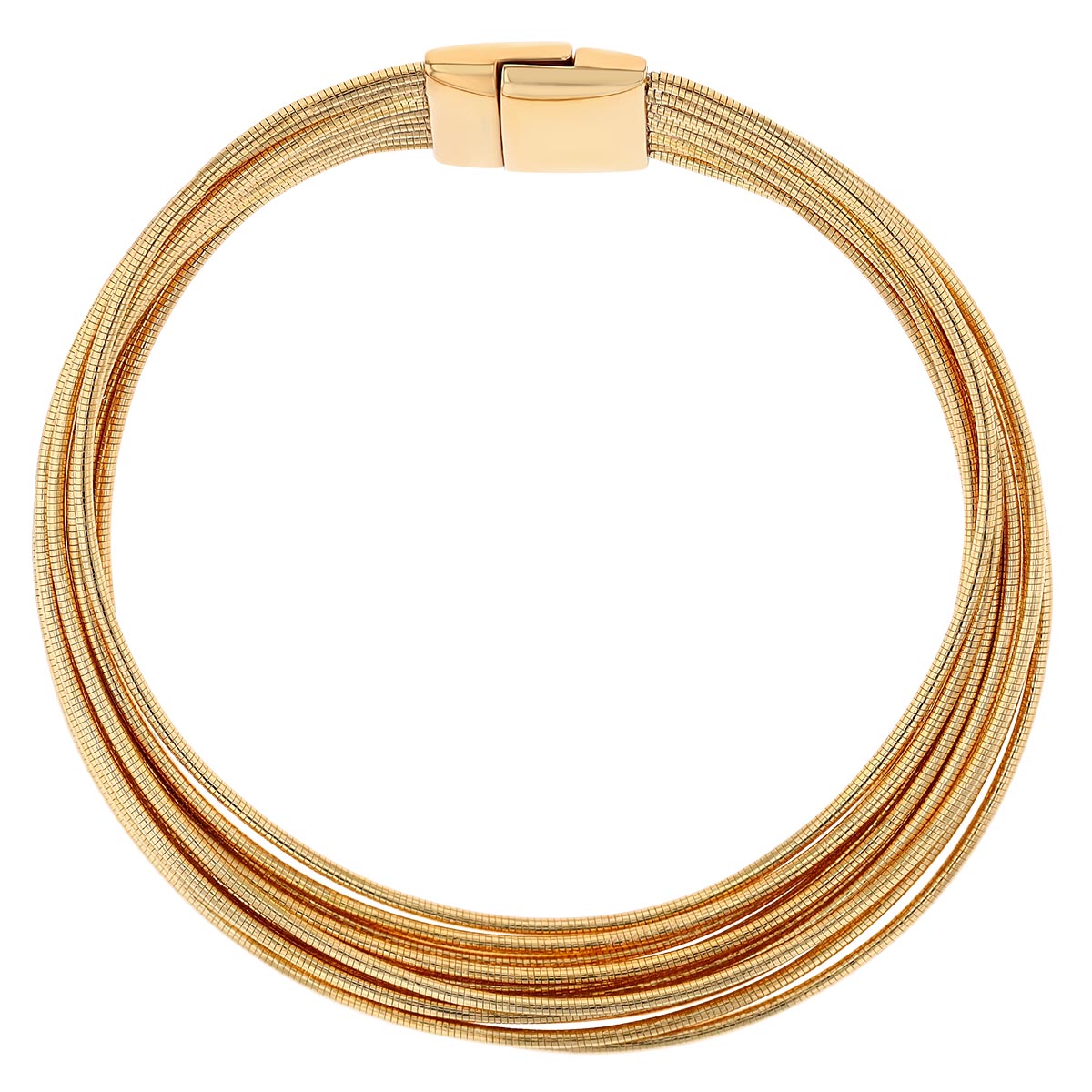 Pesavento DNA Spring Yellow Gold Vermeil Multi-Strand Bracelet, 7.5