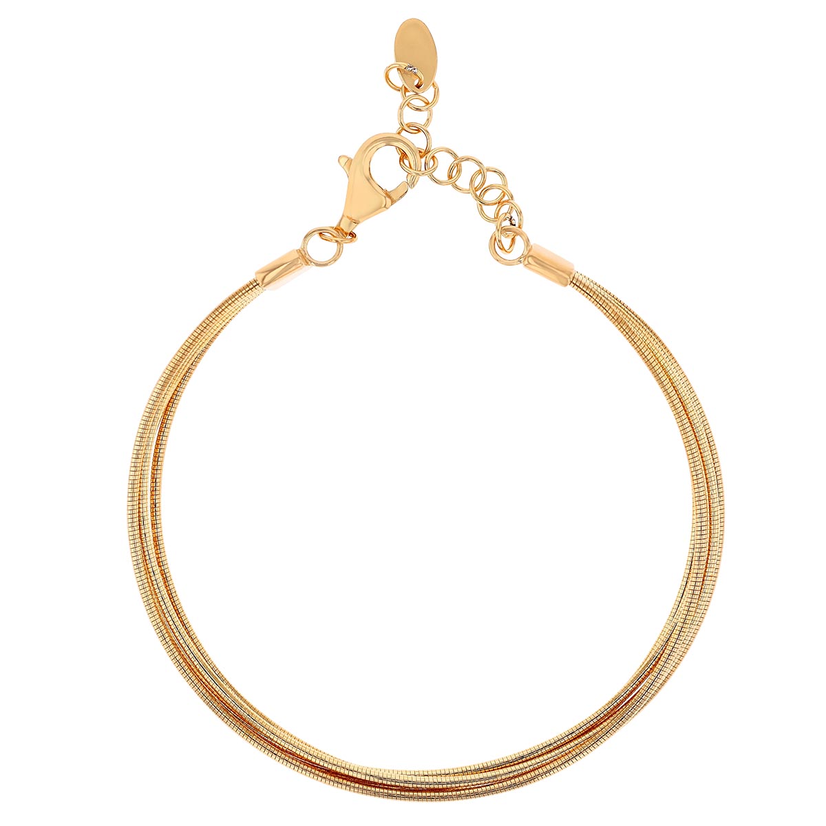 Pesavento DNA Spring Yellow Gold Vermeil 5 Strand Bracelet, 7.5