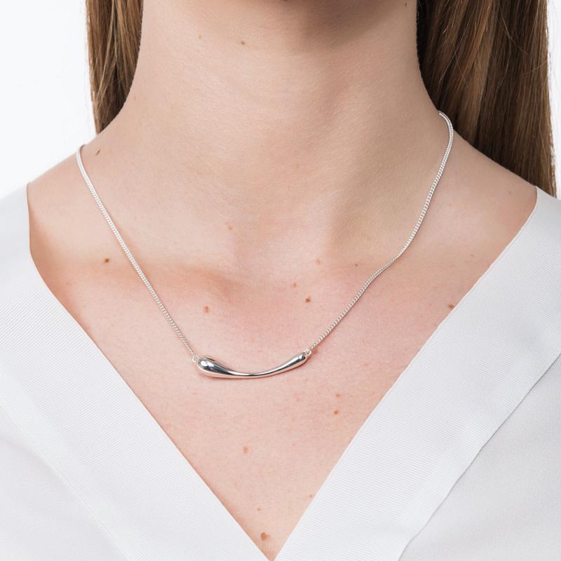 TANE Mexico 1942 Vaiven Sterling Silver Horizontal Pendant, 16.5