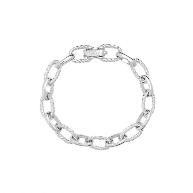 TANE Mexico 1942 Ana Sterling Silver Link Bracelet, 7"
