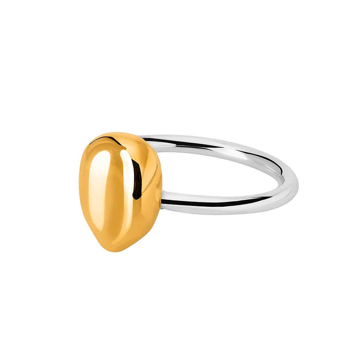 TANE Mexico 1942 Alma Sterling Silver & Gold Vermeil Ring