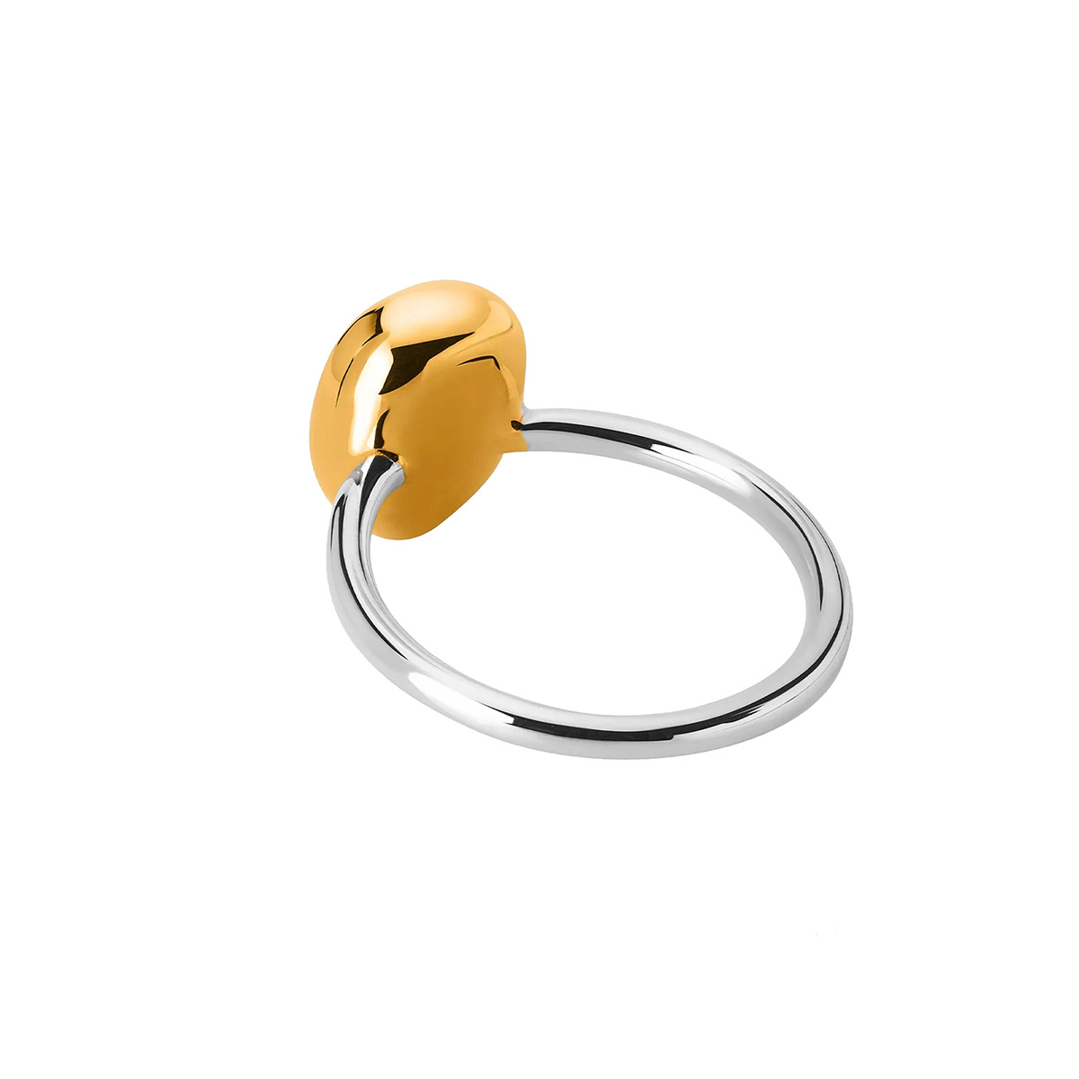 TANE Mexico 1942 Alma Sterling Silver & Gold Vermeil Ring