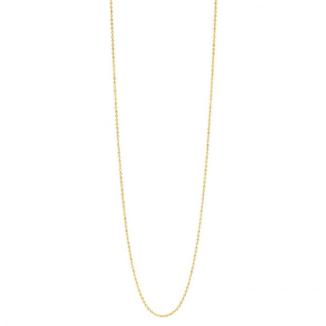 Yellow Gold 1.2 mm Ball Chain, 18"