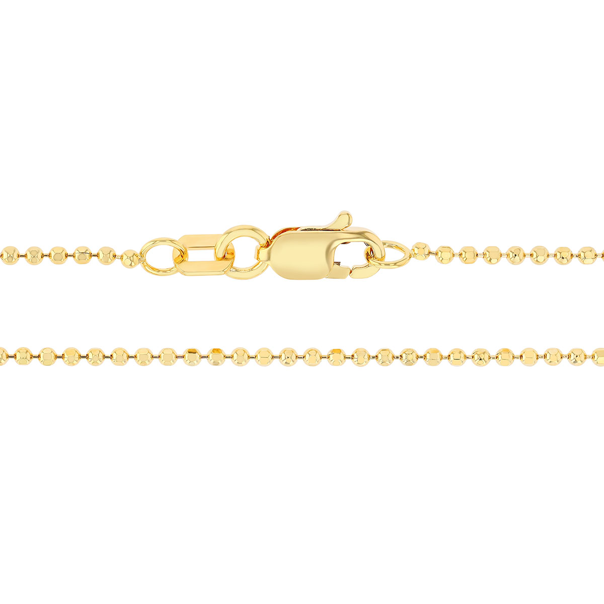 Yellow Gold 1.2 mm Ball Chain, 18