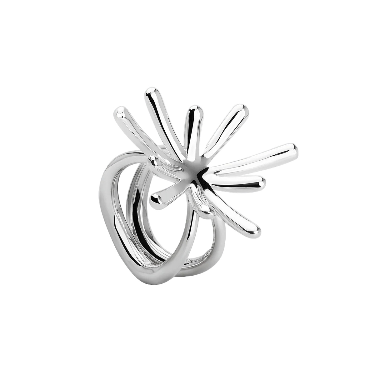 TANE Mexico 1942 Brillo Sterling Silver Sculptural Ring