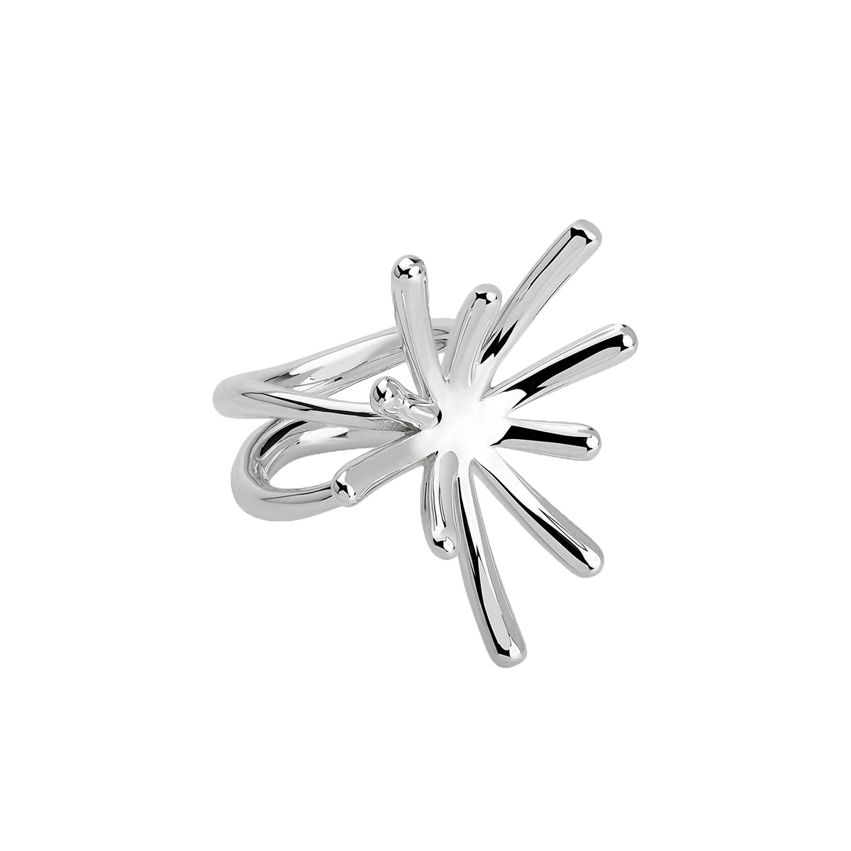 TANE Mexico 1942 Brillo Sterling Silver Sculptural Ring