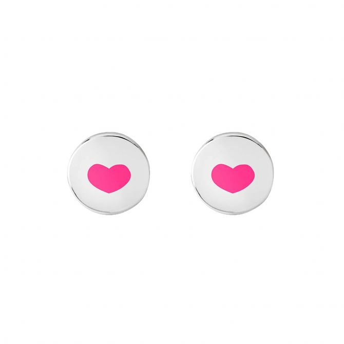TANE Mexico 1942 Mucho Amor Stud Earrings in Sterling Silver