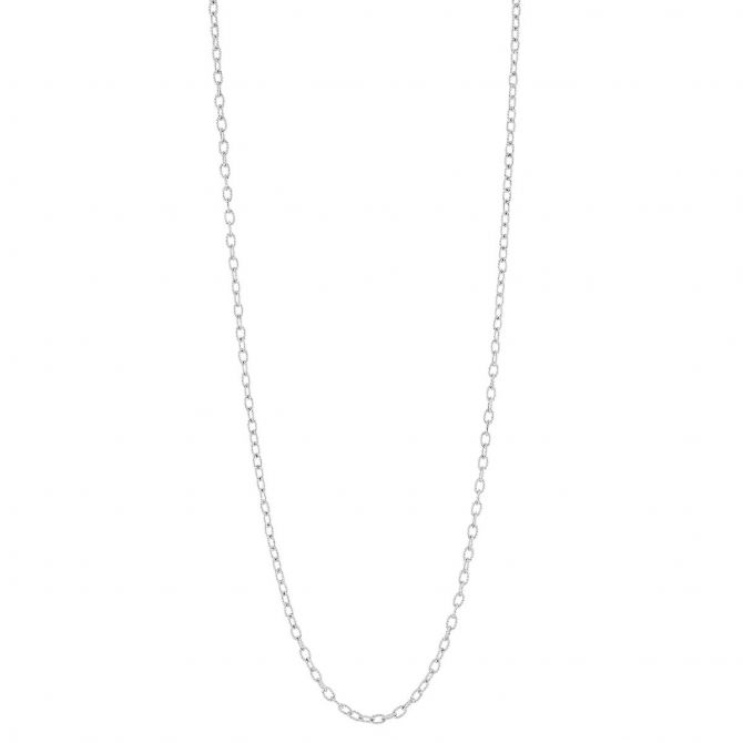 White Gold 2.3 mm Rolo Chain, 18"
