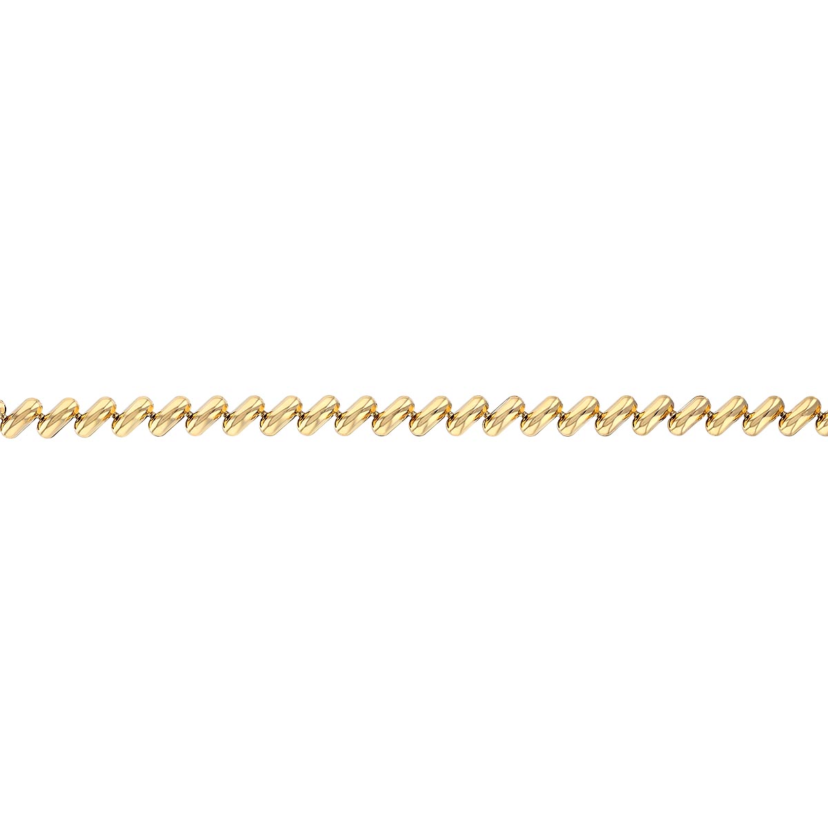 Yellow Gold Stampato Bracelet, 7.25