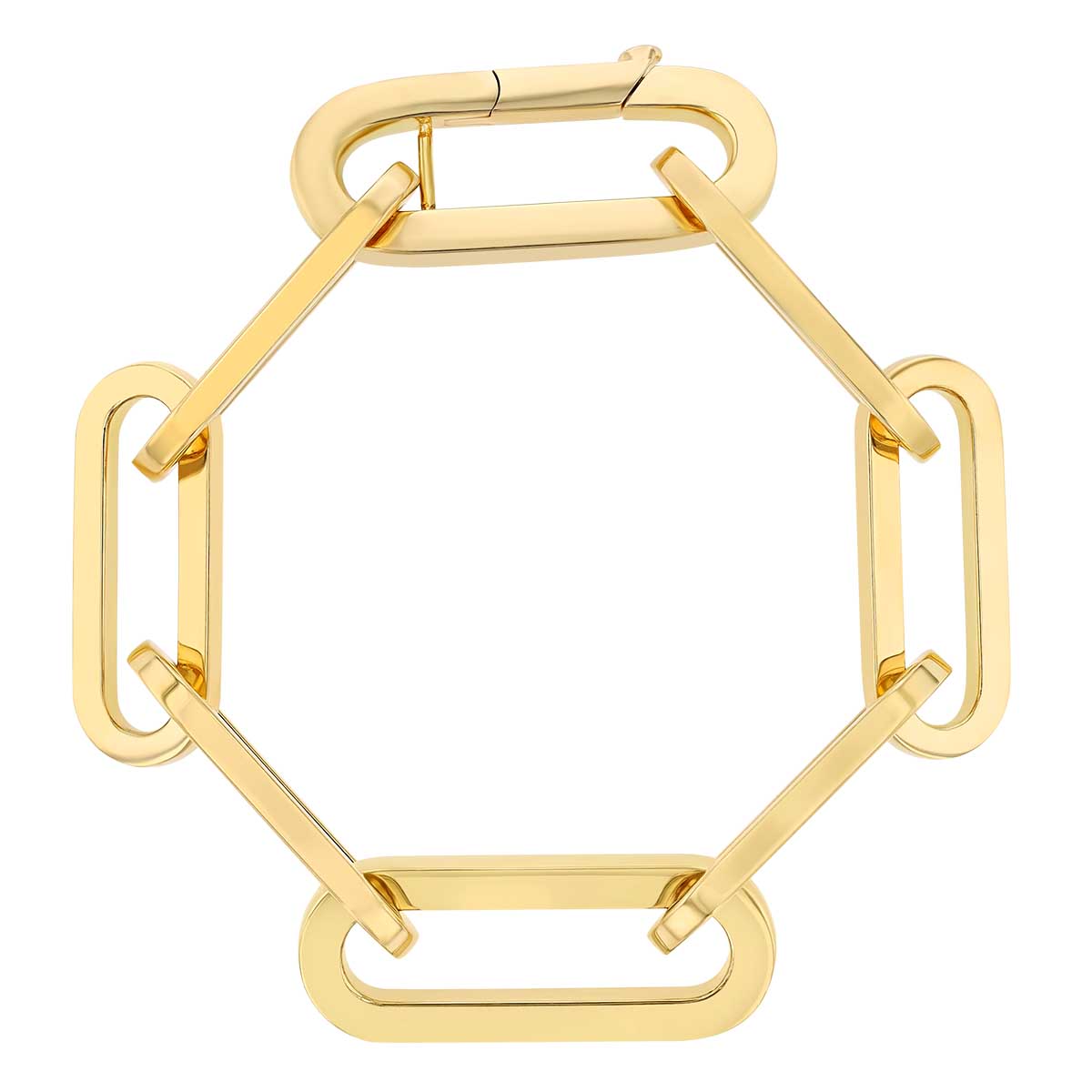 Roberto Coin Oro Classic Yellow Gold Large Link Bracelet