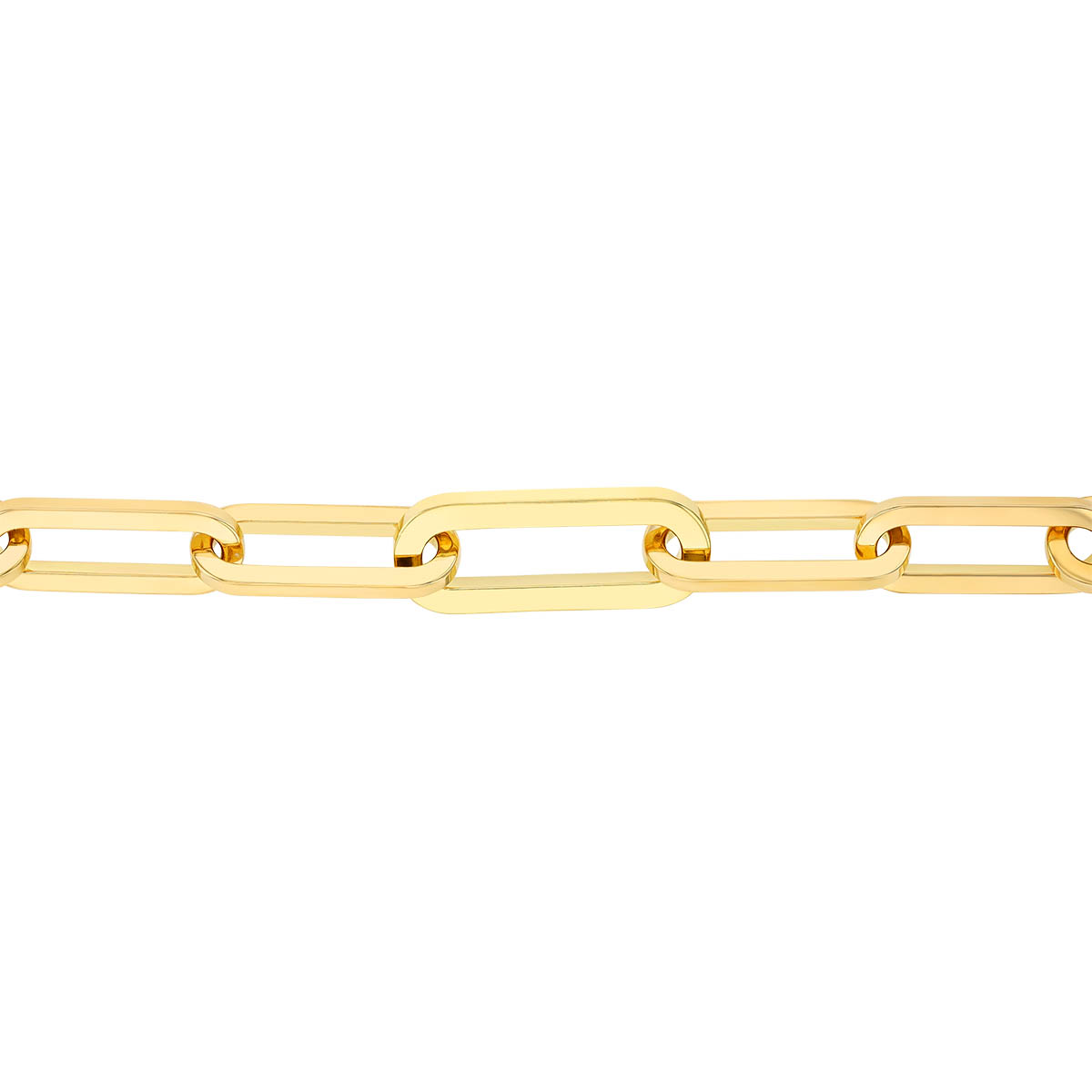 Roberto Coin Oro Classic Yellow Gold Large Link Bracelet