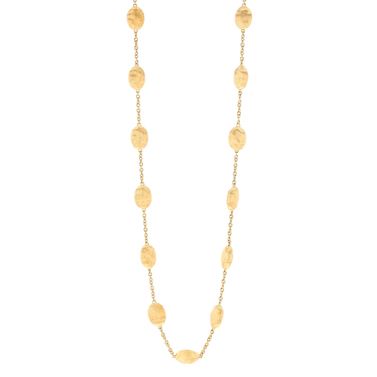 Marco Bicego Siviglia Yellow Gold Oval Station Necklace, 16