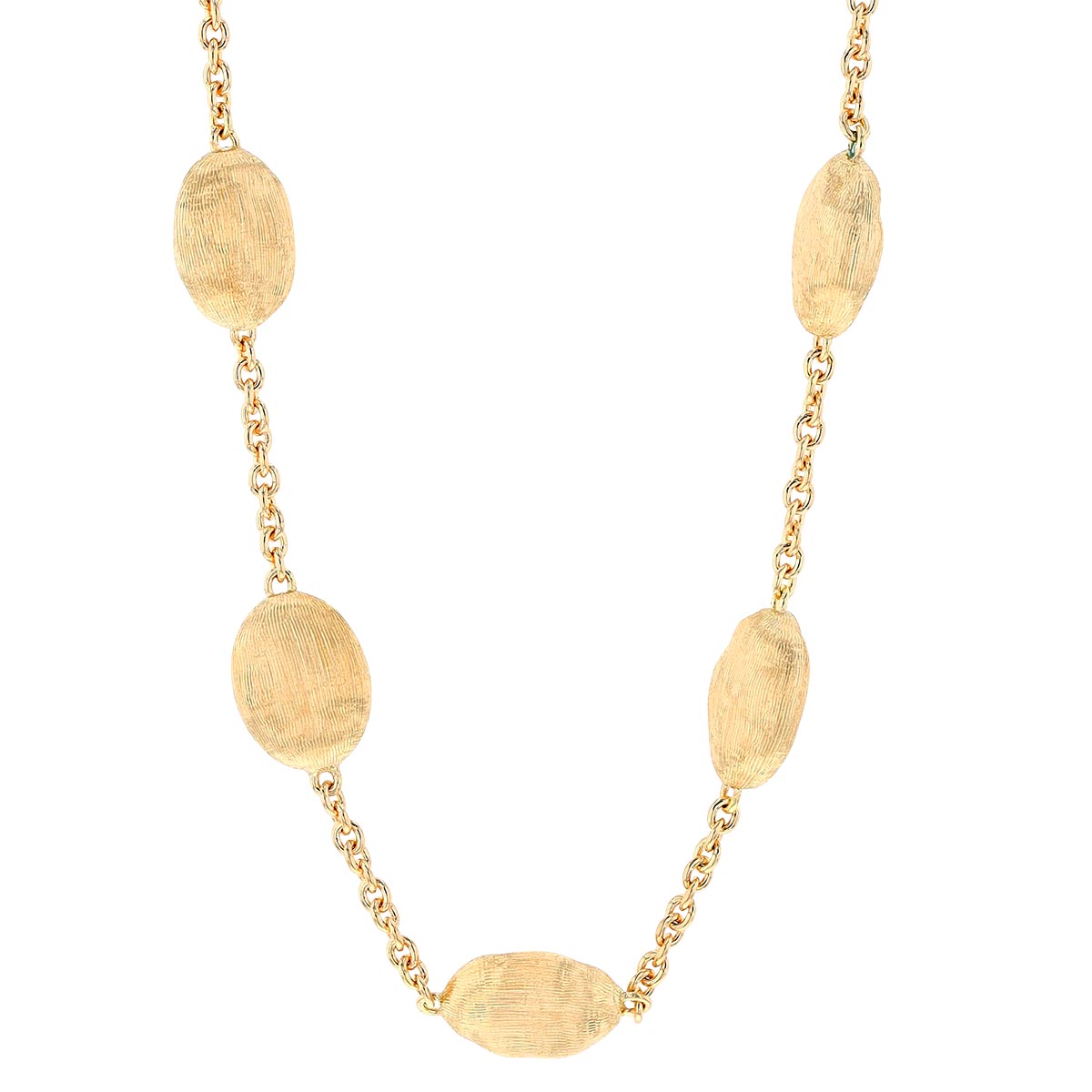Marco Bicego Siviglia Yellow Gold Oval Station Necklace, 16