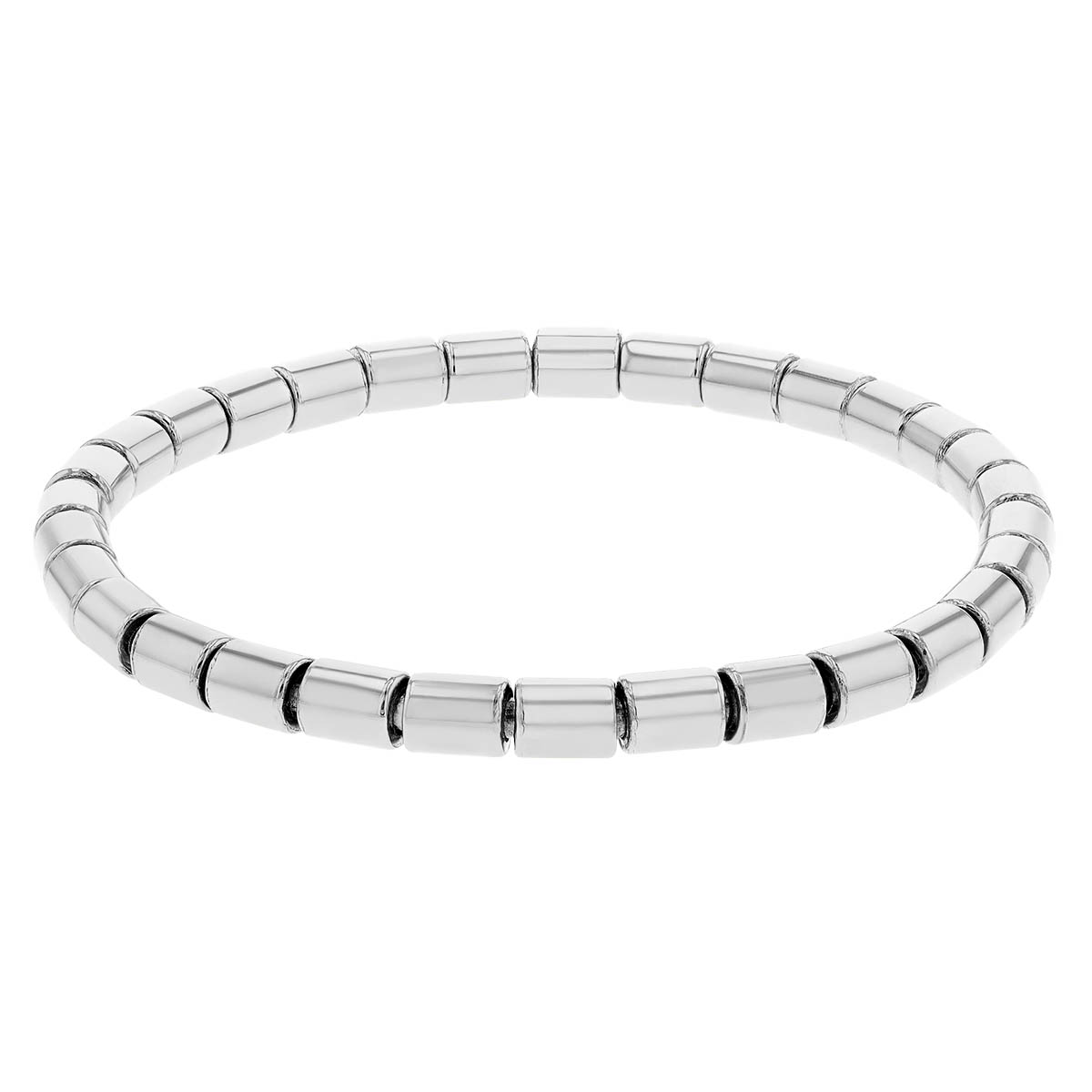Frederic Sage White Gold Stretch Bracelet
