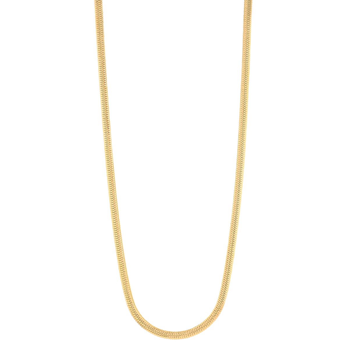 Yellow Gold Snake Chain, 18