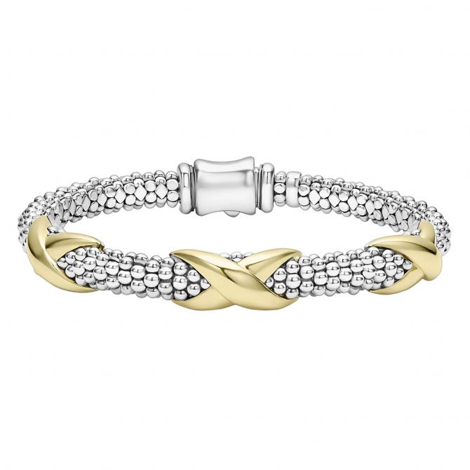 Lagos caviar rope station bracelet deals