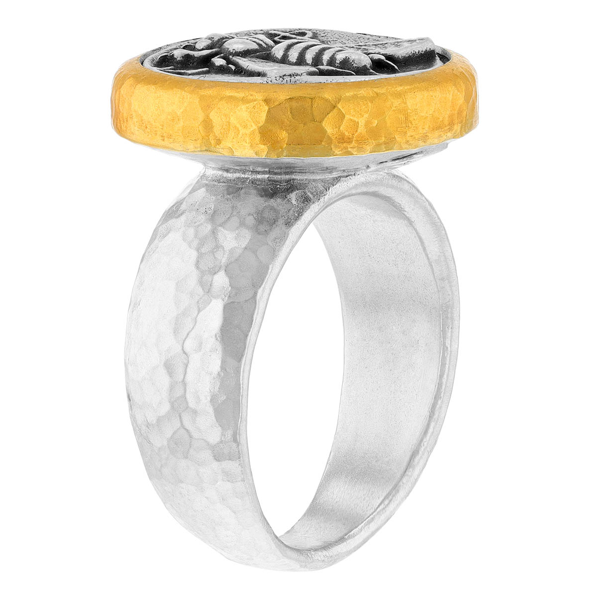 Gurhan Sterling Silver & Yellow Gold Vermeil Bee Ring