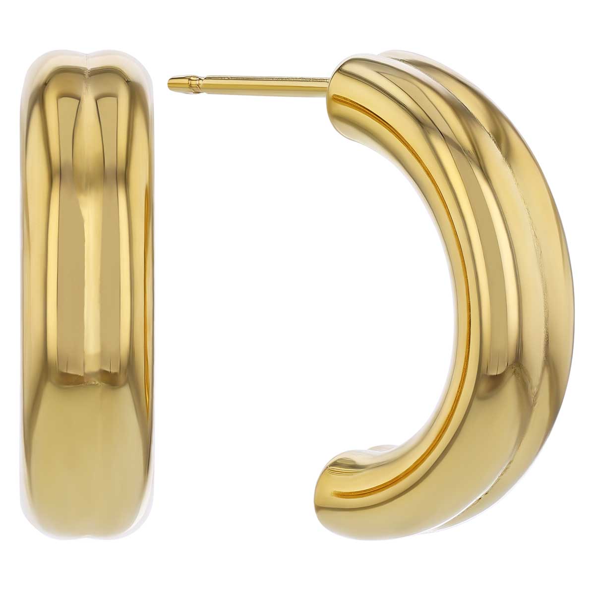 Yellow Gold Double Half Hoop Earrings | Borsheims