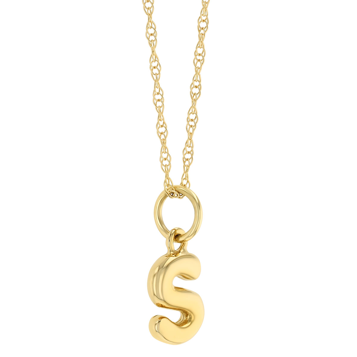 Yellow Gold Initial 