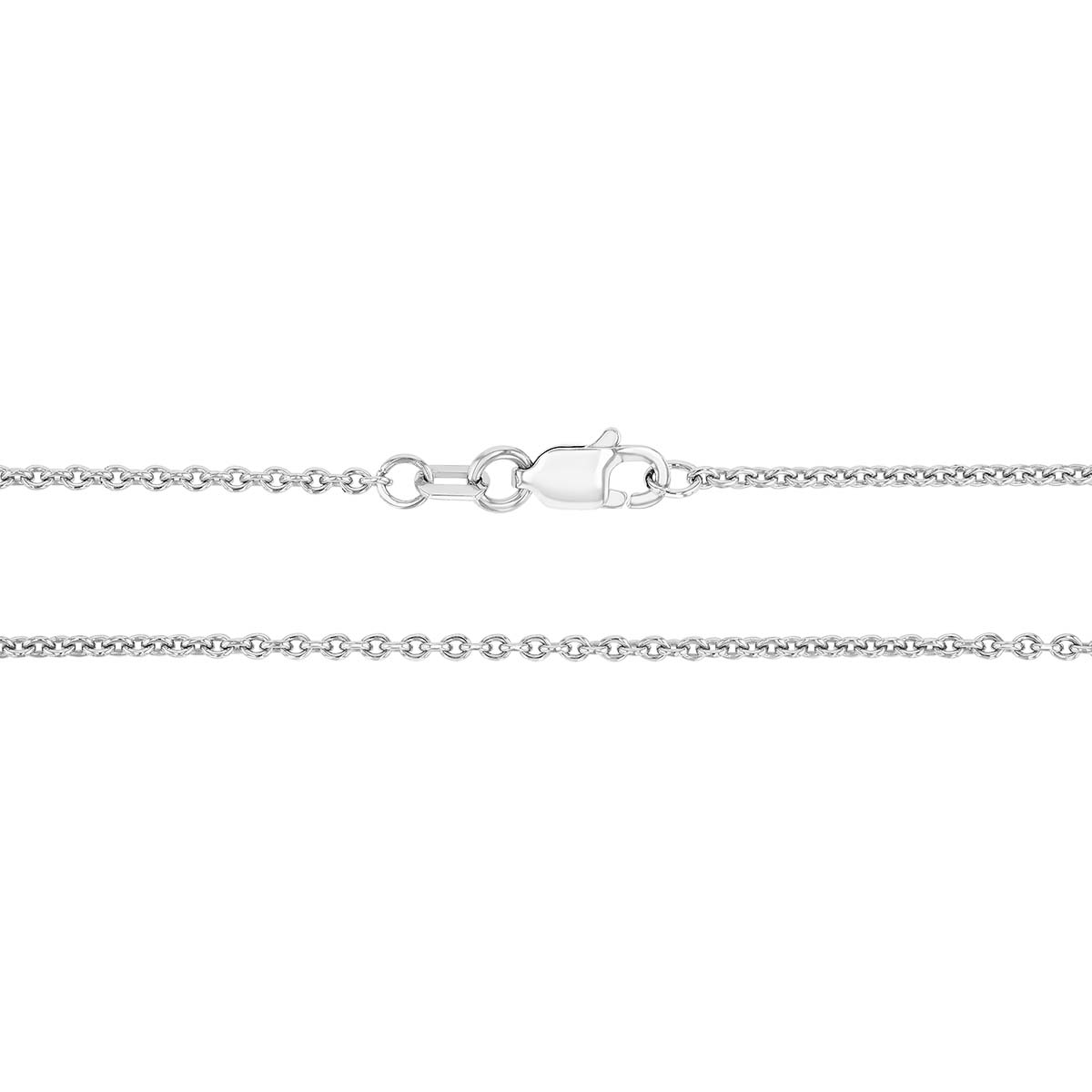 Sterling Silver 1.5 mm Cable Chain Necklace, 16
