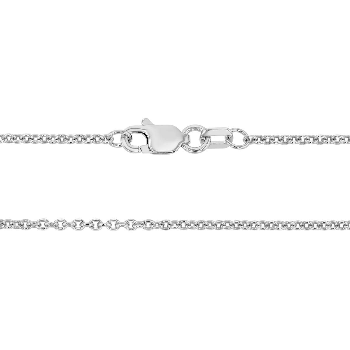 Sterling Silver 1.5 mm Cable Chain Necklace, 18