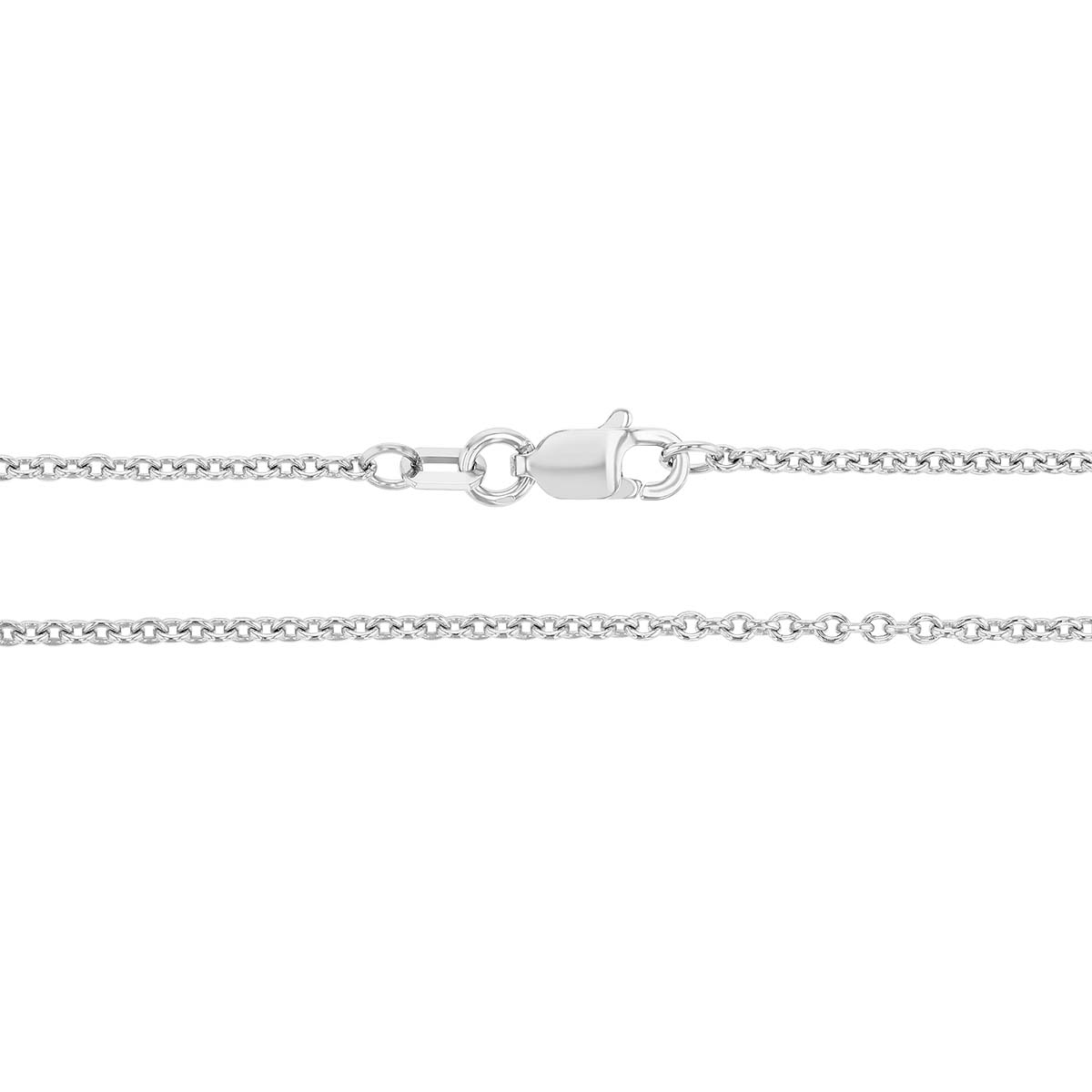 Sterling Silver 1.5 mm Cable Chain Necklace, 20