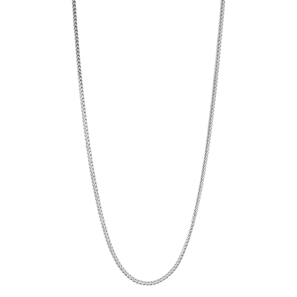 Sterling Silver 1.2 mm Franco Chain Necklace, 20
