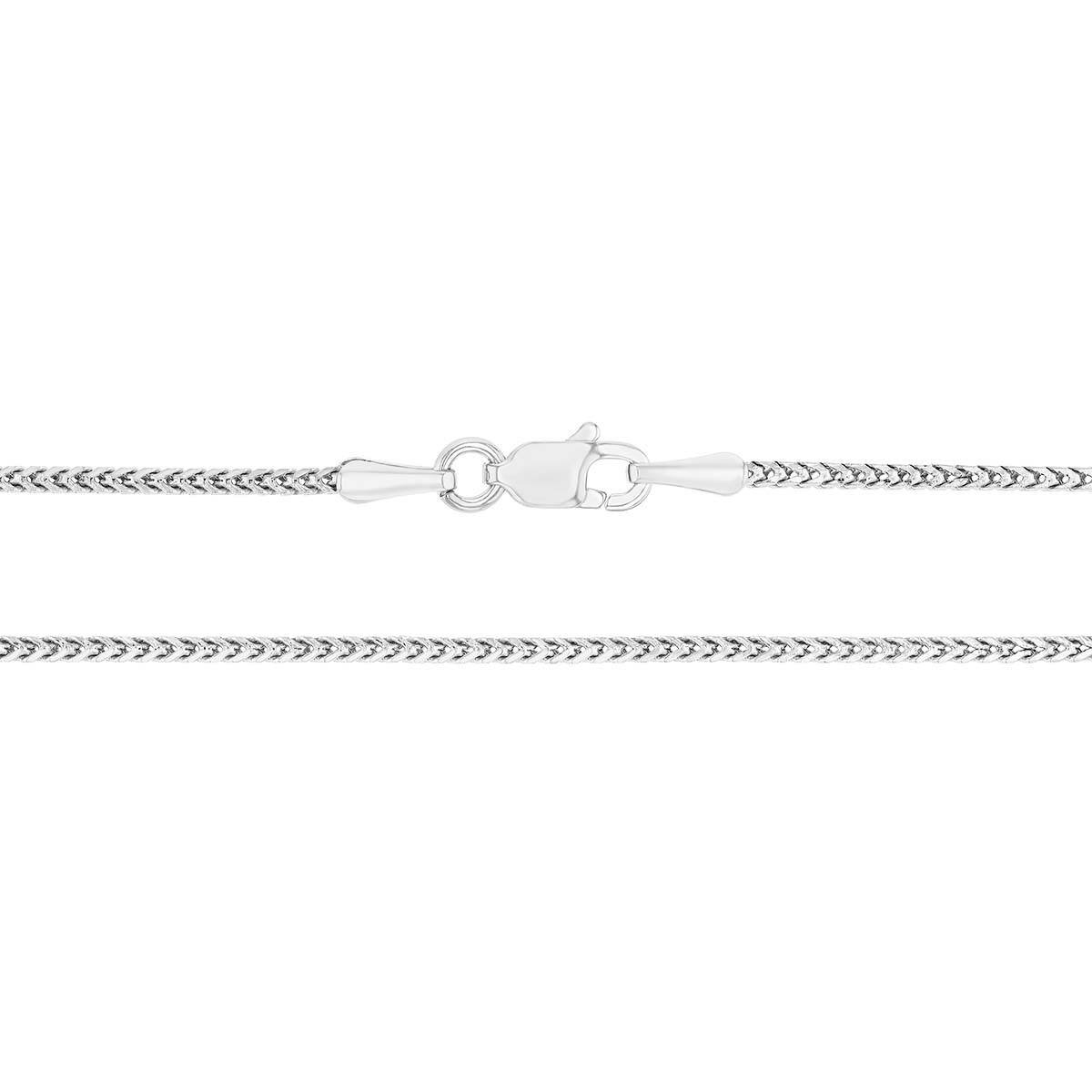 Sterling Silver 1.2 mm Franco Chain Necklace, 20
