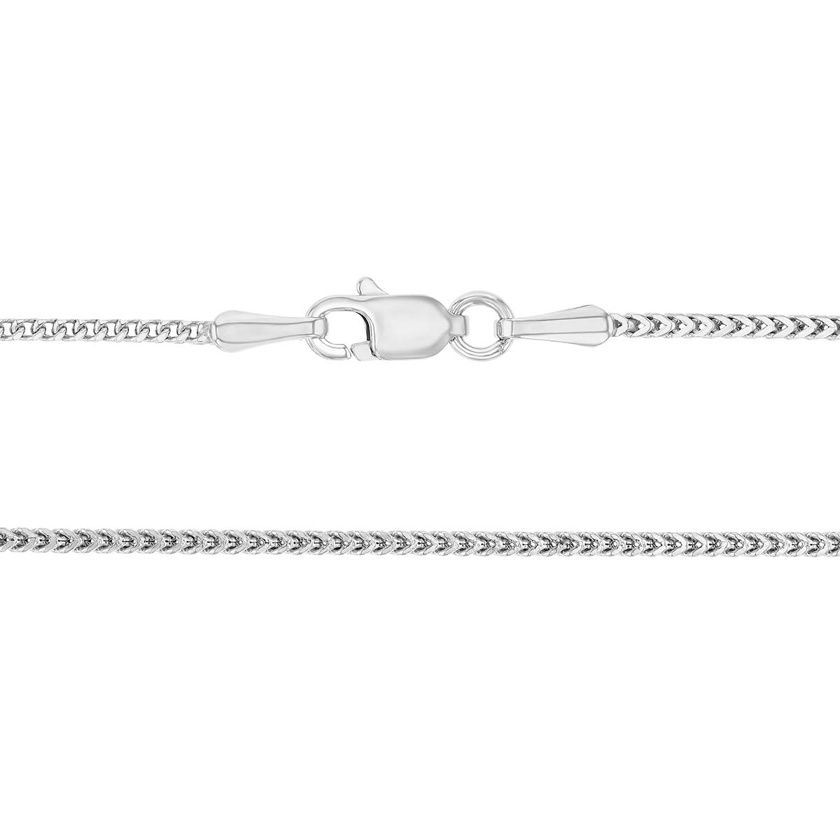 Sterling Silver 1.2 mm Franco Chain Necklace, 24