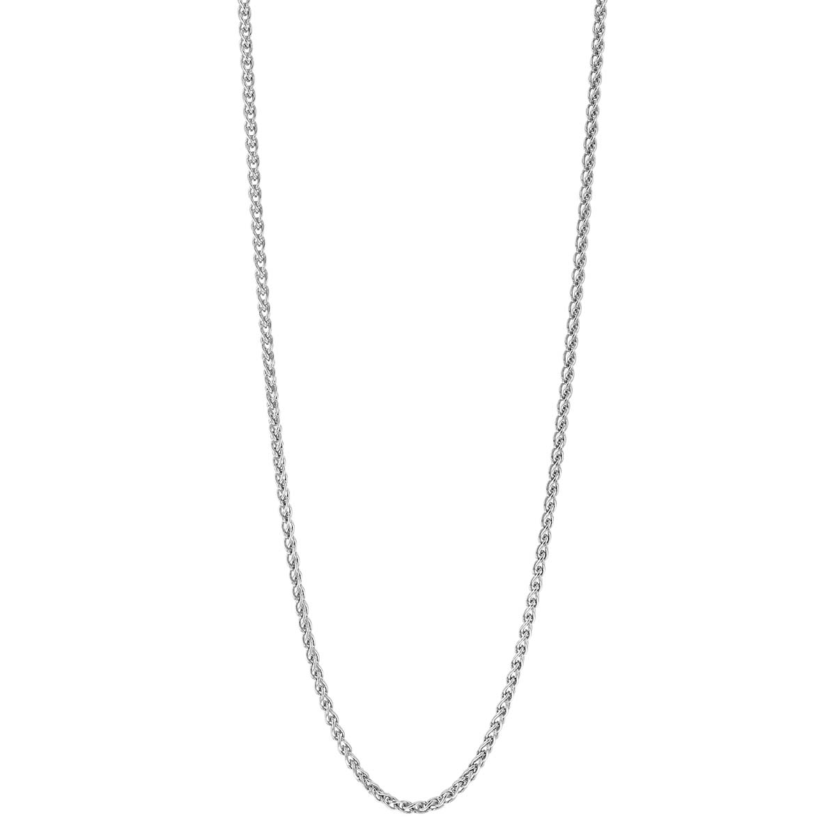 Sterling Silver 1.65 mm Wheat Chain Necklace, 20