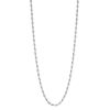 Sterling Silver 2.2 mm Diamond Cut Rope Chain Necklace, 18"