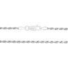 Sterling Silver 2.2 mm Diamond Cut Rope Chain Necklace, 18"