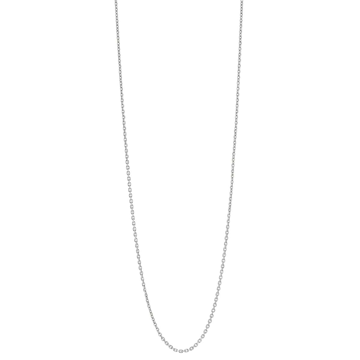 White Gold 0.80 mm Cable Chain, 20